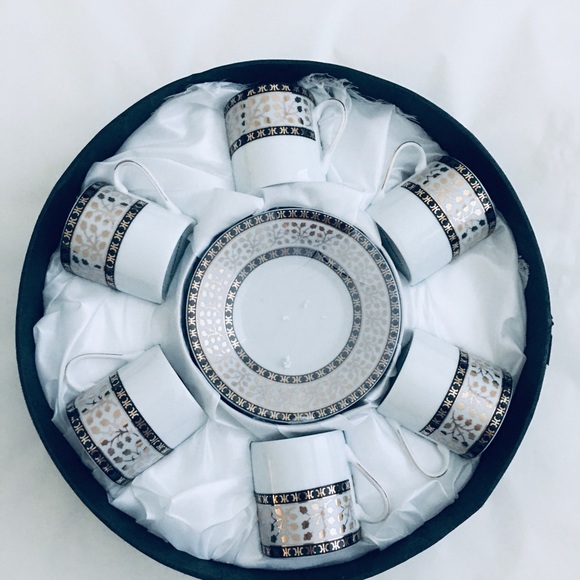 I. Godfinger  & Co 6 Cup and Saucer Expresso Sets Vintage New In Box - Picture 7 of 16